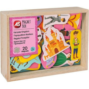 As Company Μαγνητικό Παιχνίδι Magnet Box Wooden Princesses για 2+ Ετών
