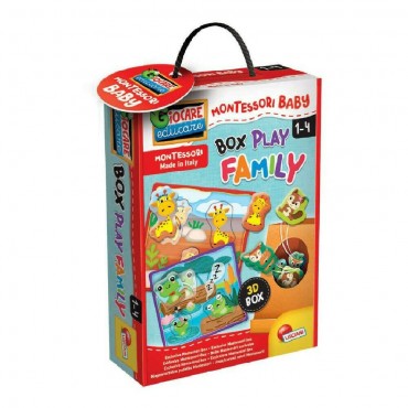 Lisciani Giochi Εκπαιδευτικό Παιχνίδι Montessori Baby Box Οικογένεια