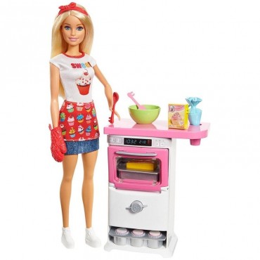 Barbie Ζαχαροπλάστης Mattel Chef Doll