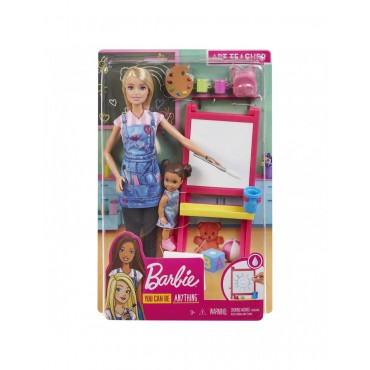 Barbie Δασκάλα Ζωγραφικής Σετ Παιχνιδιού DHB63 / GJM29