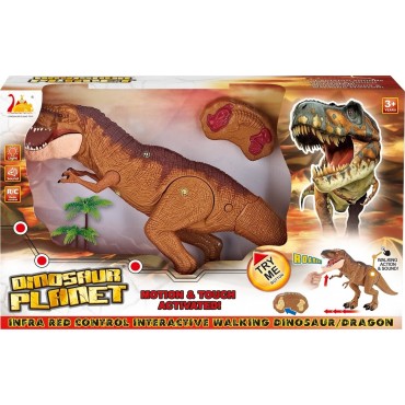 Τηλεκατευθυνόμενος Δεινόσαυρος Tyrannosaurus Με Φως (204219)