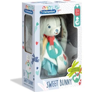 Clementoni Sweet Bunny από Ύφασμα για Νεογέννητα