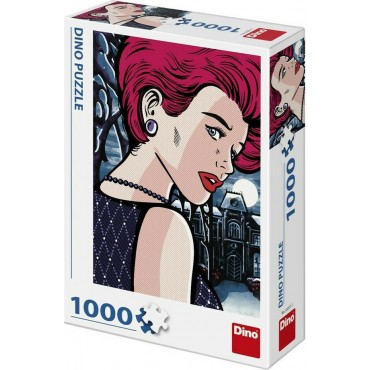 Puzzle Pop Art Μυστηριώδης Γυναίκα 2D 1000pcs
