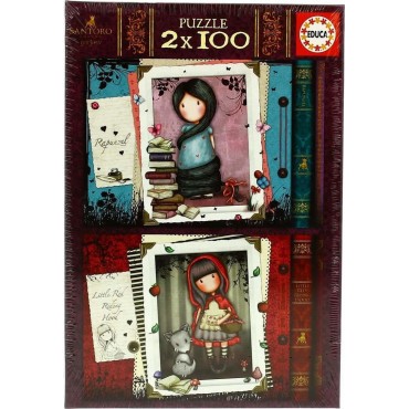Παιδικό Puzzle Little Red Riding Hood & Rapunzel 200pcs για 6+ Ετών Educa