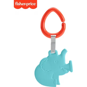 Fisher Price Μασητική Κουδουνίστρα Οδοντοφυΐας "Ελεφαντάκι" από Πλαστικό για 0 m+
