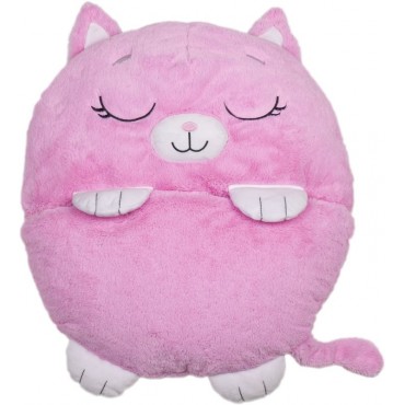 JAP Happy Nappers Pink Cat-Medium (7119)