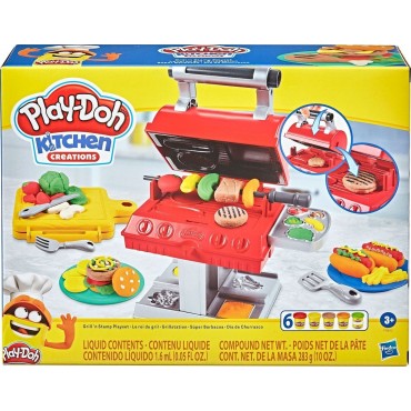 Hasbro Play-Doh Πλαστελίνη - Παιχνίδι Grill n' Stamp