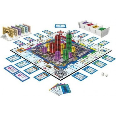 Hasbro Επιτραπέζιο Παιχνίδι Monopoly Builder για 2-4 Παίκτες 8+ Ετών