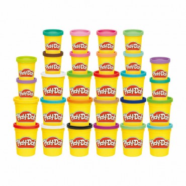Hasbro Play-Doh 24 Βαζάκια Πλαστελίνης Big Pack Of Colors για 3+ Ετών
