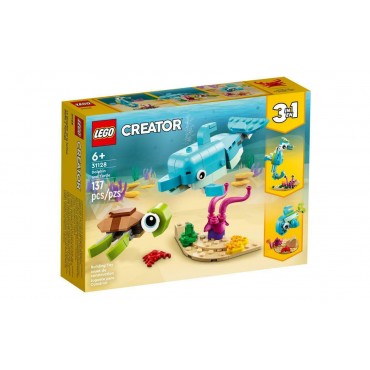 Lego Creator 3-in-1: Dolphin & Turtle για 6+ ετών