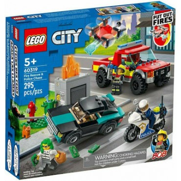 City Fire Rescue & Police Chase για 5+ Ετών Lego