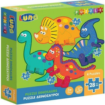 puzzle Dinosaurs 28pcs Luna