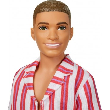 Mattel Barbie Ken 60Η Επέτειος Κούκλα Στο Throwback Beach Look With Swimsuit Και Sandals GRB42@