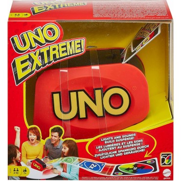Mattel Επιτραπέζιο Παιχνίδι UNO Extreme για 2-10 Παίκτες 7+ Ετών