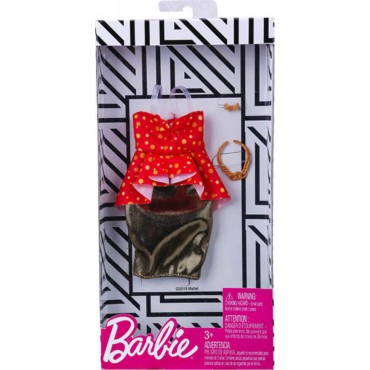 Barbie Βραδινό Σύνολο Πουά Μεταλλιζέ Φόρεμα για 3+ Ετών