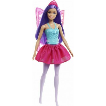 Barbie Dreamtopia Νεράιδα Μπαλαρίνα με Μωβ Μαλλιά για 3+ Ετών