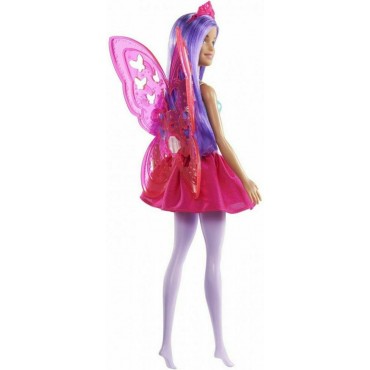 Barbie Dreamtopia Νεράιδα Μπαλαρίνα με Μωβ Μαλλιά για 3+ Ετών