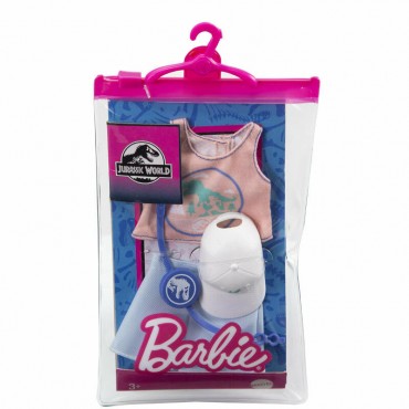 Barbie Μπλούζα με Τζιν Φούστα για 3+ Ετών