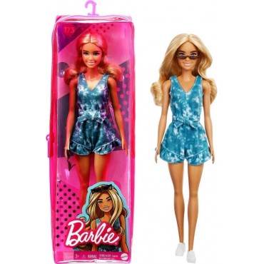 Barbie Fashionistas #173 Blond Hair, Brown Skin Doll Fullbody Shorts για 3+ Ετών 32εκ.