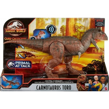 Jurassic World Control N Conquer Carnotaurus Toro με Ήχους