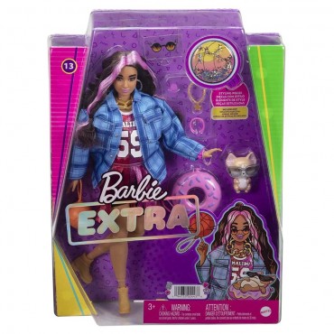 Κούκλα Barbie Extra Basketball Jersey για 3+ Ετών