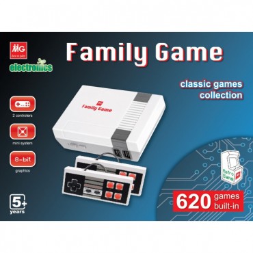 Κονσόλα Παιχνιδιών Τηλεόρασης Mg Family Game 8Bit 620 Games (406040)