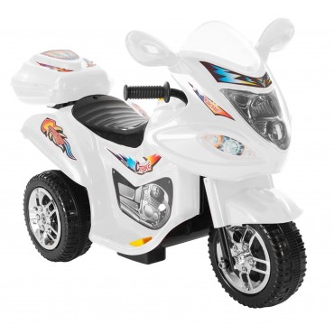 Μπαταριοκινητη Μηχανη Mini Motorcycle 6 Volt Άσπρη