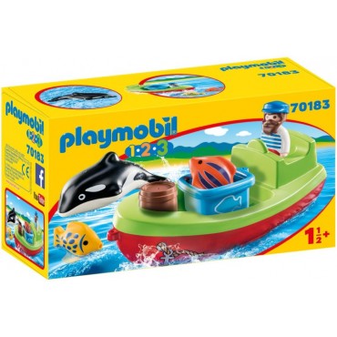 Playmobil 1.2.3 Αλιευτικό Σκάφος