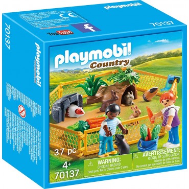 Playmobil Country: Small Animals in the Outdoor Enclosure Περιφραγμένος χώρος με μικρά ζωάκια@