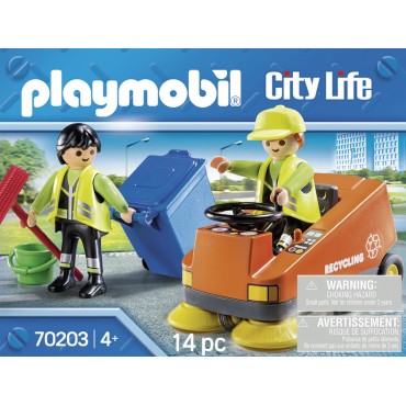 Playmobil City Life: Σάρωθρο Οδών και Οδοκαθαριστές@