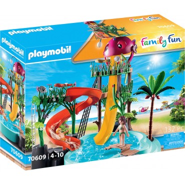 Playmobil Family Fun Aqua Park με νεροτσουλήθρες