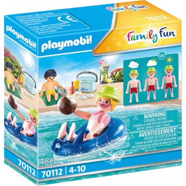 Playmobil Family Fun Παραθεριστής με φουσκωτή κουλούρα