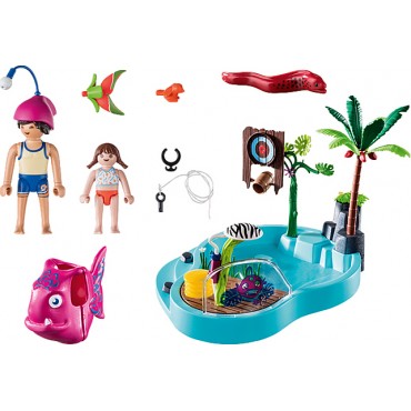 Playmobil Family Fun Διασκέδαση στην πισίνα