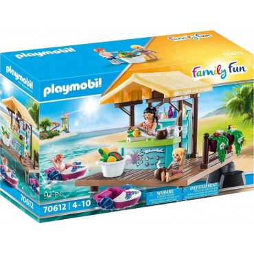 Playmobil Family Fun Πλωτό μπαρ και παραθεριστές