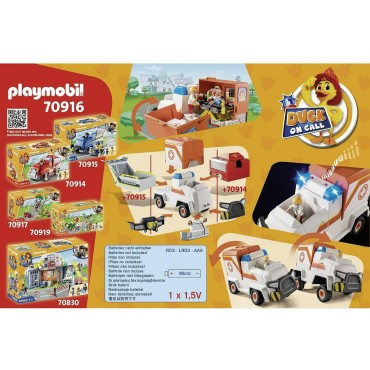 Playmobil Duck On Call - Όχημα Πρώτων Βοηθειών