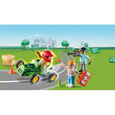Playmobil Duck On Call - Επιχείρηση Διάσωσης: Διάσωση Στα Go-Kart