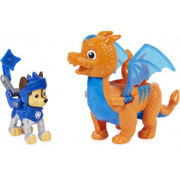 Spin Master Παιχνίδι Μινιατούρα Paw Patrol Rescue Knights - Chase and Dragon Draco