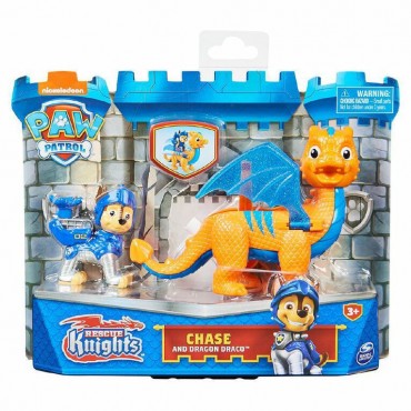 Spin Master Παιχνίδι Μινιατούρα Paw Patrol Rescue Knights - Chase and Dragon Draco