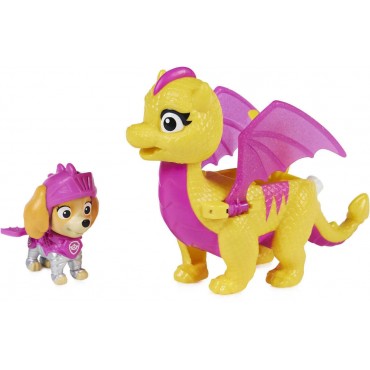 Spin Master Παιχνίδι Μινιατούρα Paw Patrol Rescue Knights - Skye and Dragon Scorch