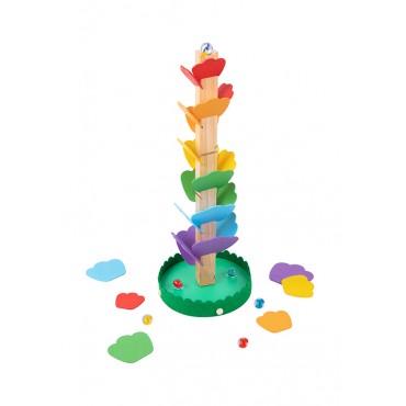 Tooky Toy Πολύχρωμος Πύργος με Μπίλιες
