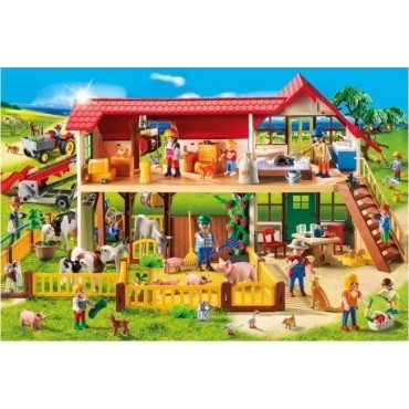 Puzzle Playmobil Φάρμα με Φιγούρα 100pcs Schmidt Spiele