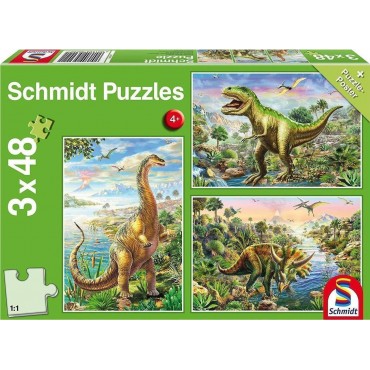 Puzzle Δεινόσαυροι 48pcs Schmidt Spiele