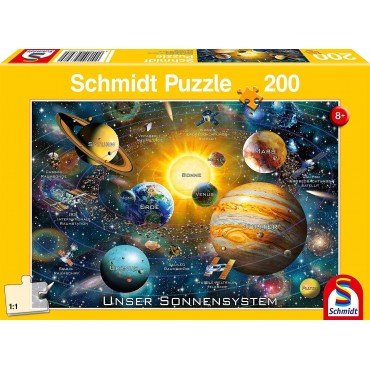 Puzzle Our Solar System 200pcs Schmidt Spiele