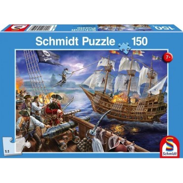 Puzzle Πειρατική περιπέτεια 150pcs Schmidt Spiele