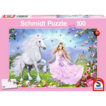 Puzzle The Unicorn Princess 100pcs Schmidt Spiele