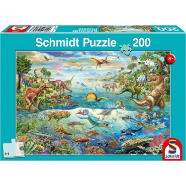 Puzzle Ανακαλύψτε δεινοσαύρους 200pcs Schmidt Spiele