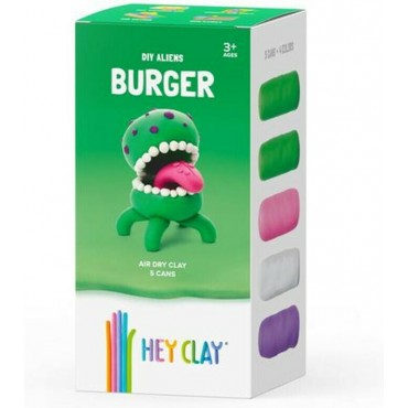 Hey Clay Claymates Aliens Burger Πολύχρωμος Πηλός