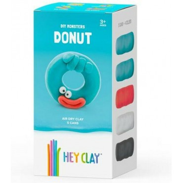 Hey Clay Claymates Monsters Donut Πολύχρωμος Πηλός